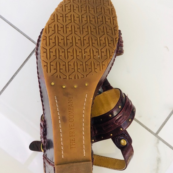 Frye Ivy O Ring Sling Sandals. 10M - Picture 4 of 7